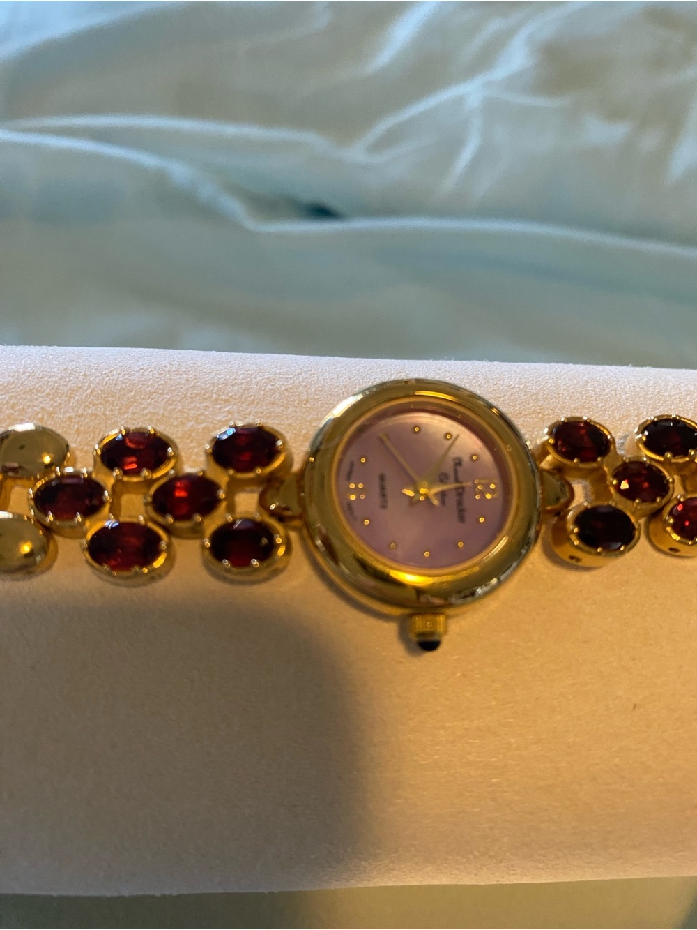 MARCEL DRUCKER GARNET WATCH
